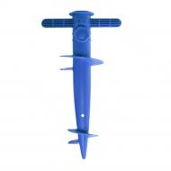 Ручний бур для пляжної парасольки Stenson Jo-1273 30 см Синій (1008611-Blue)