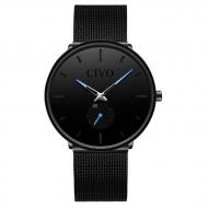 Годинник наручний унісекс Civo Tower Black (7751) Годинник наручний унісекс Civo Tower Black (7751)