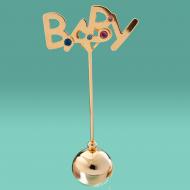 Визитница Baby Elisey с позолотой и стразами (0441-057/GA) Визитница Baby Elisey с позолотой и стразами (0441-057/GA)