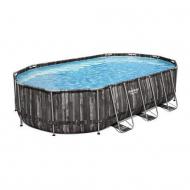 Каркасний басейн Bestway Wood style 5611R (610х366х122) з картриджним фільтром
