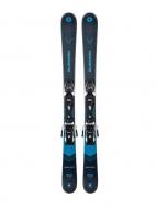 Горные лыжи детские Blizzard Rustler Twin Jr 118 с крепежом Marker 4.5 Черно-синий (blzrd-118-fdt)