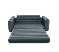Двухспальный надувной диван-трансформер Intex 66552 Pull-Out Sofa 203x224x66 см Черный (RT-66552)