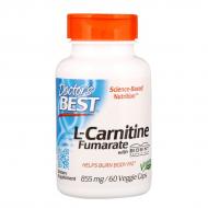 L-карнітин фумарат Fumarate Doctor's Best 855 мг 60 капсул (DRB00106) L-карнітин фумарат Fumarate Doctor's Best 855 мг 60 капсул (DRB00106)