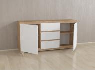 Комод Forte Mikkel 1502х759х390 Дуб сонома/Белый Комод Forte Mikkel 1502х759х390 Дуб сонома/Белый