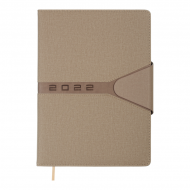 Дневник датированный Buromax Navigator 2022 A4 336 страниц Светло-коричневый (BM.2746-18)