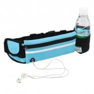 Спортивная сумка RunningBag для бега на пояс c карманом на бутылку Blue 361564323 Спортивная сумка RunningBag для бега на пояс c карманом на бутылку Blue 361564323