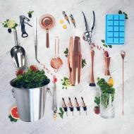 Подарунковий набір професійного барного інвентарю Olin & Olin 20 шт Мідний Подарунковий набір професійного барного інвентарю Olin & Olin 20 шт Мідний