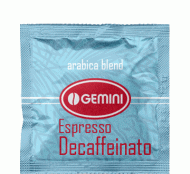 Кава мелена в чалдах Gemini Espresso Decaffeinato 100 x 7 г