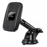 Автотримач для телефону Hoco Magnetic CA75 з бездротовою зарядкою 15W/2in1 Black Автотримач для телефону Hoco Magnetic CA75 з бездротовою зарядкою 15W/2in1 Black