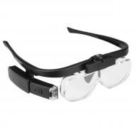 Збільшувальні окуляри з ліхтариком USB з LED підсвічуванням 