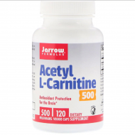 Ацетил L-карнітин Jarrow Formulas Acetyl L-Carnitine 500 мг 120 капсул (JRW15062)