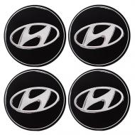 Наліпки на ковпаки колес Hyundai 90 мм Наліпки на ковпаки колес Hyundai 90 мм