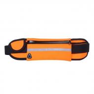 Спортивная сумка на пояс для бега или фитнеса RunningBag Оранжевый