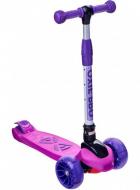 Самокат детский Maraton Macro Oxie с регулируемой ручкой и световыми колесами Фиолетовый (5331d11f)