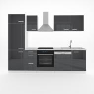 Гарнитур кухонный 270 см Vicco Optima Антрацит/Глянец Гарнитур кухонный 270 см Vicco Optima Антрацит/Глянец