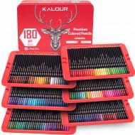 Профессиональные цветные карандаши с грифелем на масляной основе KALOUR 180 цветов в жестяной коробке (YV-PCT180) Профессиональные цветные карандаши с грифелем на масляной основе KALOUR 180 цветов в жестяной коробке (YV-PCT180)