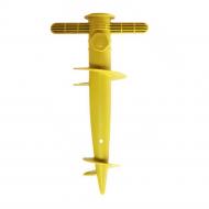 Бур ручний для пляжної парасольки Stenson Jo-1273 30 см Жовтий (1008611-Yellow)