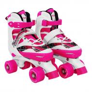 Роликовые коньки SportVida SV-LG0055 Size 35-38 White/Pink Роликовые коньки SportVida SV-LG0055 Size 35-38 White/Pink