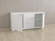 Комод Forte Mikkel 1502х759х390 Белый Комод Forte Mikkel 1502х759х390 Белый