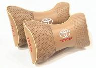 Комплект подушок на підголівник Toyota 2 шт. Бежевий (vepnp00254) Комплект подушок на підголівник Toyota 2 шт. Бежевий (vepnp00254)