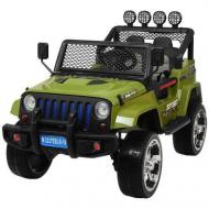 Детская машина электромобиль Jeep Wrangler M3237EBLR 4WD 12 V Зеленый (M3237EBLR)