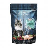 Корм сухий HOME FOOD Кролик та журавлина для дорослих кастрованих/стерилізованих котів 400 г Корм сухий HOME FOOD Кролик та журавлина для дорослих кастрованих/стерилізованих котів 400 г