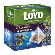 Чай в пирамидках Loyd Blackberry&Blueberry Ежевика и голубика 2 г х 20 шт.