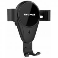 Тримач Awei CW3 Wireless Car Holder Black (F_109292) Тримач Awei CW3 Wireless Car Holder Black (F_109292)