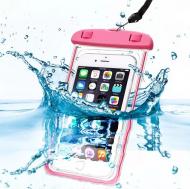 Чохол Waterproof водонепроникний для фото і відео під водою універсальний Рожевий (10232391) Чохол Waterproof водонепроникний для фото і відео під водою універсальний Рожевий (10232391)