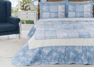 Набор покрывало с наволочкой Home sweet home Carly печворк полуторный 180x250 см Blue Набор покрывало с наволочкой Home sweet home Carly печворк полуторный 180x250 см Blue
