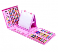 Набор для рисования и творчества с мольбертом Art Set 208 шт. Розовый (A805) Набор для рисования и творчества с мольбертом Art Set 208 шт. Розовый (A805)