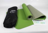 Килимок для йоги EasyFit TPE+TC 183х61 см Зелений/Сірий (EF-TPE6GRGC) Килимок для йоги EasyFit TPE+TC 183х61 см Зелений/Сірий (EF-TPE6GRGC)