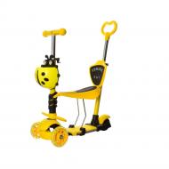Самокат 5в1 iTrike JR 3-077-Y Yellow (JR 3-077) Самокат 5в1 iTrike JR 3-077-Y Yellow (JR 3-077)
