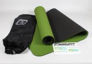 Килимок для йоги EasyFit TPE+TC 183х61 см Зелений/Чорний (EF-TPE6GBC) Килимок для йоги EasyFit TPE+TC 183х61 см Зелений/Чорний (EF-TPE6GBC)