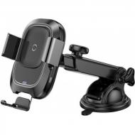 Автодержатель Baseus Smart Vehicle Bracket Sucker Qi Black (WXZN-B01) Автодержатель Baseus Smart Vehicle Bracket Sucker Qi Black (WXZN-B01)