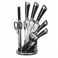 Набор кухонных ножей с подставкой Benson BN-401, 9 предметов