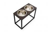 Миски на підставці Harley and Cho Dinner для великих собак 1,8 л Brown/Black (3300043) Миски на підставці Harley and Cho Dinner для великих собак 1,8 л Brown/Black (3300043)