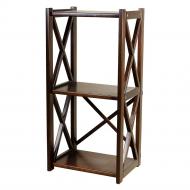 Этажерка HouseWood HW-00028 40х30х83 см Тёмный орех Этажерка HouseWood HW-00028 40х30х83 см Тёмный орех