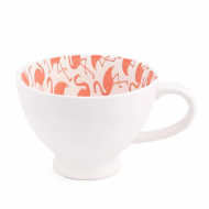 Чашка фарфоровая Flora Розовый фламинго 0,3 л 31883 Чашка фарфоровая Flora Розовый фламинго 0,3 л 31883