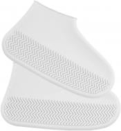 Чехлы для обуви Shoe Cover от дождя и грязи водонепроницаемые силиконовые L Белый Чехлы для обуви Shoe Cover от дождя и грязи водонепроницаемые силиконовые L Белый