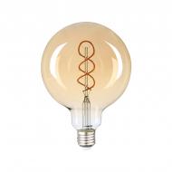 Лампа Vestum LED філамент golden twist G95 Е27 6Вт 220V 2500К Лампа Vestum LED філамент golden twist G95 Е27 6Вт 220V 2500К
