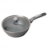 Сотейник Kamille 24 см из литого алюминия с крышкой KM-4275GR Сотейник Kamille 24 см из литого алюминия с крышкой KM-4275GR