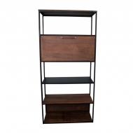 Стеллаж для хранения в стиле Loft 2130х900х350 металл/дерево Коричневый (NS-1642) Стеллаж для хранения в стиле Loft 2130х900х350 металл/дерево Коричневый (NS-1642)