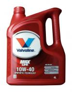 Моторна олива Valvoline Maxlife 10W-40 4 л Моторна олива Valvoline Maxlife 10W-40 4 л