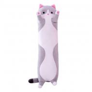 М'яка іграшка-подушка Довгий кіт обнімашка 110 см Сірий (b4cbe70e)