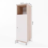 Пенал для ванной Vicco Fynn 30x95 Белый сонома Пенал для ванной Vicco Fynn 30x95 Белый сонома
