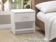 Тумба приліжкова Forte Tilda 410x386x292 Білий Тумба приліжкова Forte Tilda 410x386x292 Білий