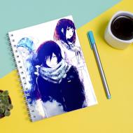 Скетчбук для малювання з принтом Бездомний бог Noragami Скетчбук для малювання з принтом Бездомний бог Noragami