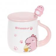 Заварник фарфоровый с крышкой и ложечкой Flora Dinosaur 0,43 л (32399) Заварник фарфоровый с крышкой и ложечкой Flora Dinosaur 0,43 л (32399)