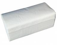 Рушник паперовий V-образний 23х25 см двошаровий 150 шт/уп Білий